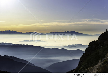 白山からの北アルプス 111065566