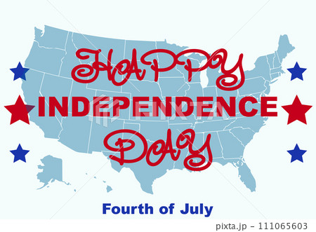 Happy Independence Day Banner USA, 4th of July, flag of USA. Happy Independence Day Banner USA, 4th of July, flag of USA. 111065603