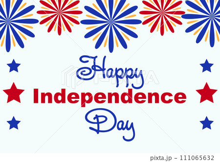 Happy Independence Day Banner USA, 4th of July, flag of USA. 111065632