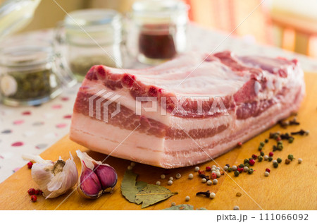 Fresh piece of land ready for salting 111066092