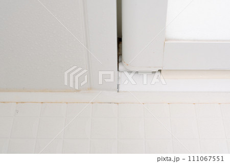 お風呂の汚れ パッキンのピンクカビ 111067551