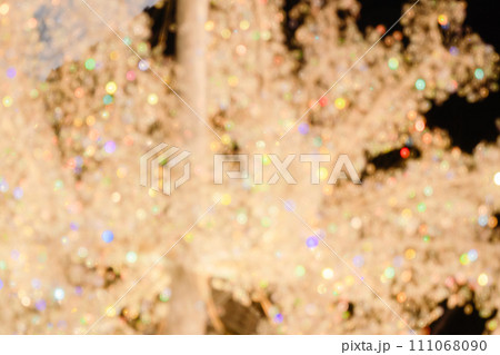 箱根のクリスマスのイルミネーション 111068090