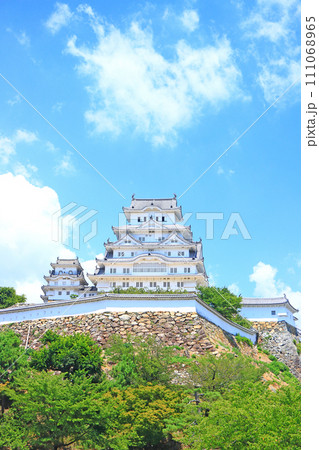 兵庫県姫路市、国宝姫路城の風景 兵庫県姫路市、国宝姫路城の風景 111068965