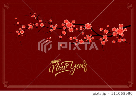 Happy Chinese New Year, celebrating 2024 Happy New Year banner, Chinese New Year background. Happy Chinese New Year, celebrating 2024 Happy New Year banner, Chinese New Year background. 111068990