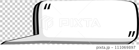 3d black and white color speech bubble balloon with quotation marks icon sticker memo keyword planner text box banner, flat png transparent element design 3d black and white color speech bubble balloon with quotation marks icon sticker memo keyword planner text box banner, flat png transparent element design 111069897