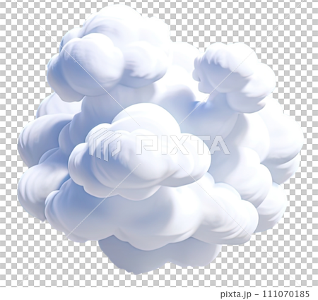 clean white cloud white backgrounds 3d style  ,generative ai 111070185