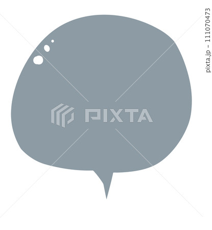 Colorful pastel blue color speech bubble balloon, icon sticker memo keyword planner text box banner, flat png transparent element design 111070473