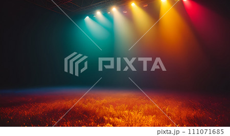 AI-generated content. Multicolored background, multicolored Rainbow background, red blue yellow green, Gradient background, holiday mood, birthday background, Rainbow concept multicolored background 111071685