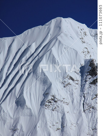 Beautiful shaped snow covered mountain near Mount Everest, Nepal. 111073665