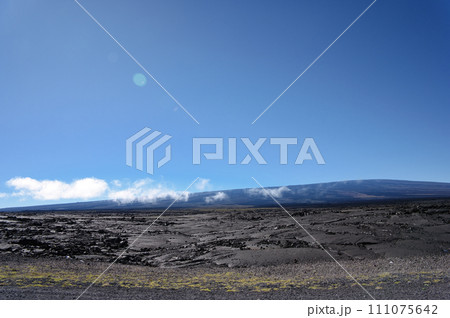 溶岩に覆われたハワイの土地 溶岩に覆われたハワイの土地 111075642
