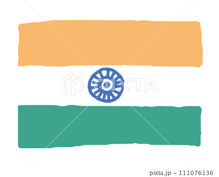 インドの国旗（名称なし） 111076136