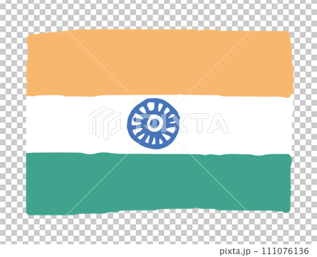 インドの国旗(名称なし) インドの国旗(名称なし) 111076136