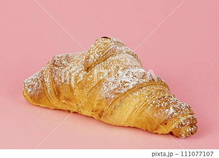 Croissant. Chocolate croissant. The concept of bakery pastries. Croissant. Chocolate croissant. The concept of bakery pastries. 111077107