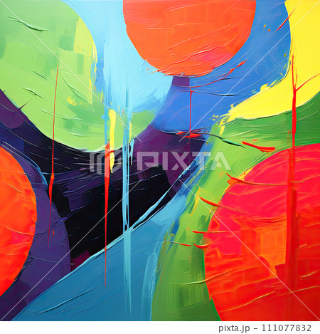Abstract painting. Creative modern art background. 111077832