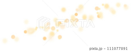 Vector Yellow Bokeh Sparkle Background 111077891