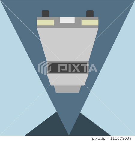 Isolated 3D car Falt design Vector 111078035