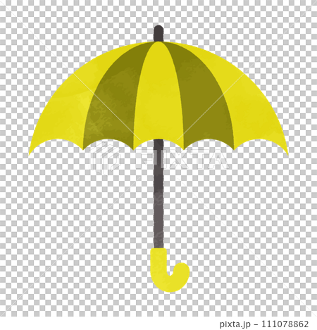 Umbrella watercolor illustration 111078862