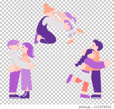 擁抱父母與孩子/愛人/朋友套裝 擁抱父母與孩子/愛人/朋友套裝 111079550