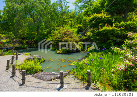 長野県上田市の初夏 新緑の前山寺 長野県上田市の初夏 新緑の前山寺 111080201