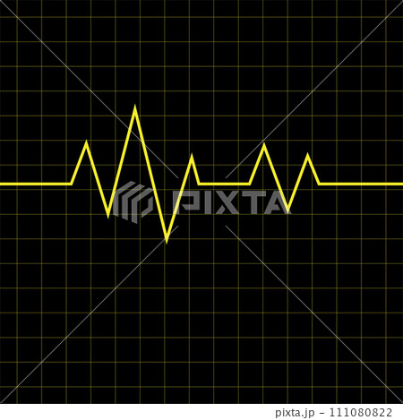 cardiologist pulse line monitor display icon vector element design template 111080822