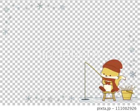 狐狸釣魚的框架 111082926