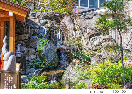 東京都・品川区　蛇窪神社　辨天池・白龍の滝・龍神の玉　白蛇日本三大聖地 111083089