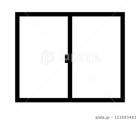 窓のシルエット 窓のシルエット 111083481