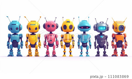 ロボティクスとAI：ロボット工場、人工知能の開発。