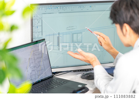 三次元CAD 立体的 3DCG 建築設計 プロジェクト管理 内観 三次元CAD 立体的 3DCG 建築設計 プロジェクト管理 内観 111083882