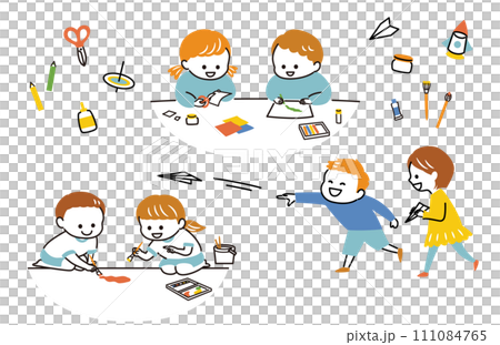 工作と子ども 111084765