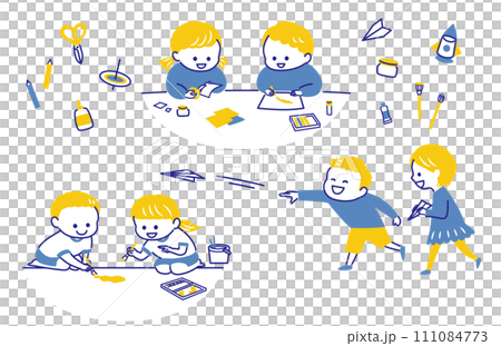 工作と子ども 111084773