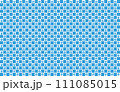 市松模様と撫子の花な銀鼠色の背景素材 111085015