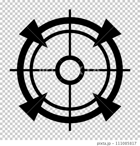 Target scope icon Target scope icon 111085817