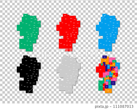 市町村地圖_山形縣_Deformation-01 市町村地圖_山形縣_Deformation-01 111087013