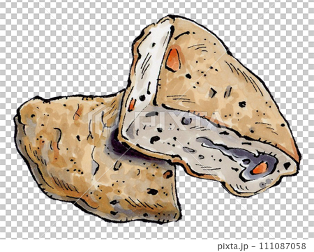 がんもどき 手描きイラストのイラスト素材 [111087058] - PIXTA