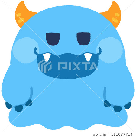 青いモンスター 111087714