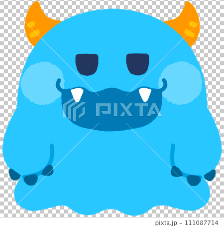 青いモンスター 111087714