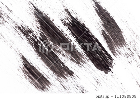 Black paint isolated on white background 111088909