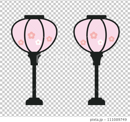 ぼんぼりのイラスト 111089749