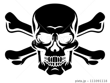 Skull And Crossbones Pirate Grim Reaper Cartoon Skull And Crossbones Pirate Grim Reaper Cartoon 111091118