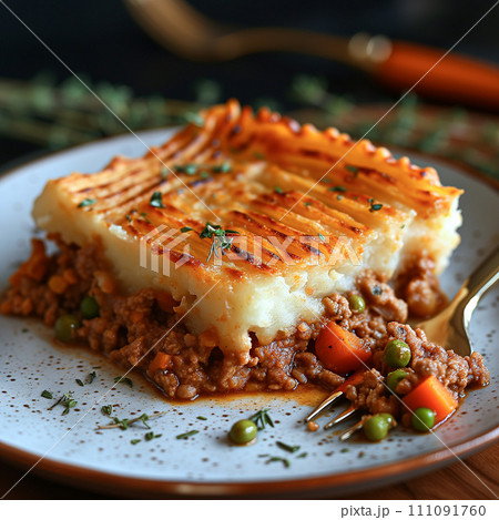 イギリスのミートパイ:シェパーズパイ イギリスのミートパイ:シェパーズパイ 111091760