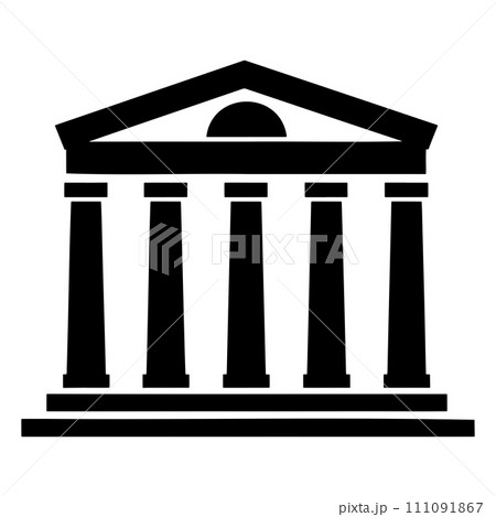 Simple Bank Logo Vector Illustration Simple Bank Logo Vector Illustration 111091867