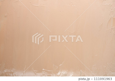 Beige cosmetic texture background, make-up and skincare cosmetics product, cream, foundation macro as luxury beauty brand, holiday flatlay design. 111091963