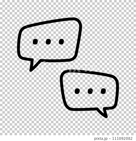 Loose balloon icon (lines can be edited for vector data) Loose balloon icon (lines can be edited for vector data) 111092082