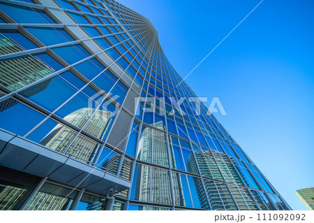 日本の東京都市景観 本日開業の虎ノ門ヒルズステーションタワーなどを望む＝令和5年10月6日 111092092