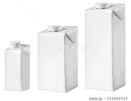 White carton package White carton package 111092525