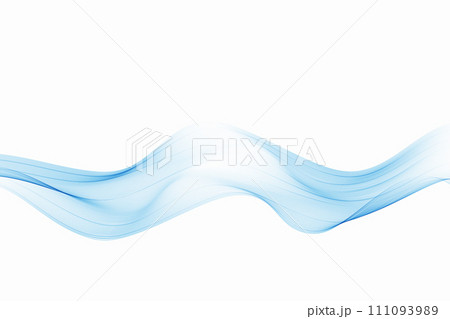 Blue transparent flow of wavy lines, abstract wave blue. Blue transparent flow of wavy lines, abstract wave blue. 111093989