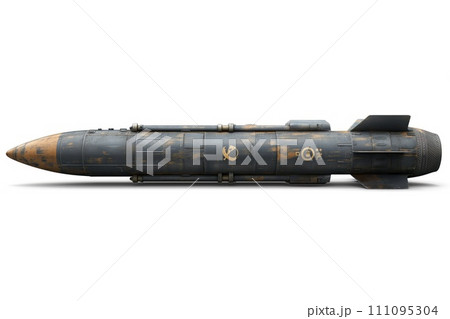 weapon ballistic missile, illustration 111095304