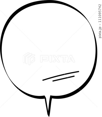 Black and white color speech bubble balloon, icon sticker memo keyword planner text box banner, flat png transparent element design 111095742