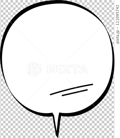 Black and white color speech bubble balloon, icon sticker memo keyword planner text box banner, flat png transparent element design 111095742